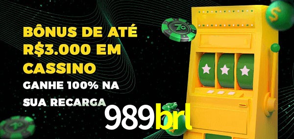 989brl melhor bônus de depósito