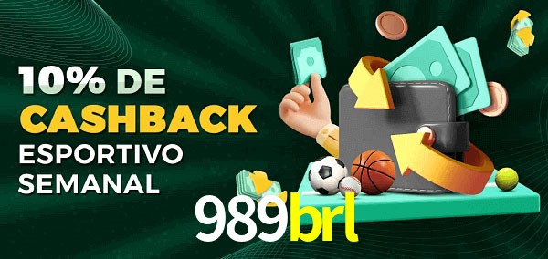 10% de bônus de cashback na 989brl